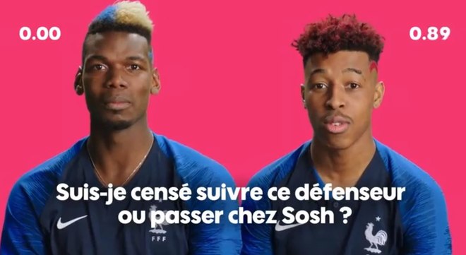 Pub du mois de Juin : Sosh défie l’équipe de France !